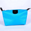 Waterproof Nylon Cosmetic Bag For Women, Cute Dumpling Shape, Zipper Makeup Travel Pouch in a portable dumpling-style shape