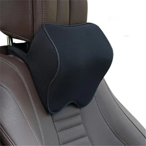 Universal Car Neck Pillow Headrest Cushion, Memory Cotton Seat Support With Adjustable Strap