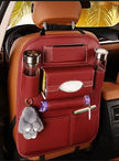 Universal PU Leather Car Seat Back Organizer Bag, Multifunction Storage Pocket made for cars, trucks, and SUVs