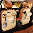 Universal PU Leather Car Seat Back Organizer Bag, Multifunction Storage Pocket with spacious interior storage