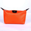 Waterproof Nylon Cosmetic Bag For Women, Cute Dumpling Shape, Zipper Makeup Travel Pouch with secure zipper closure