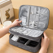Waterproof EVA Cable Organizer Bag, Portable Electronics Travel Case For USB Chargers for travel, commuting, and everyday tech organization