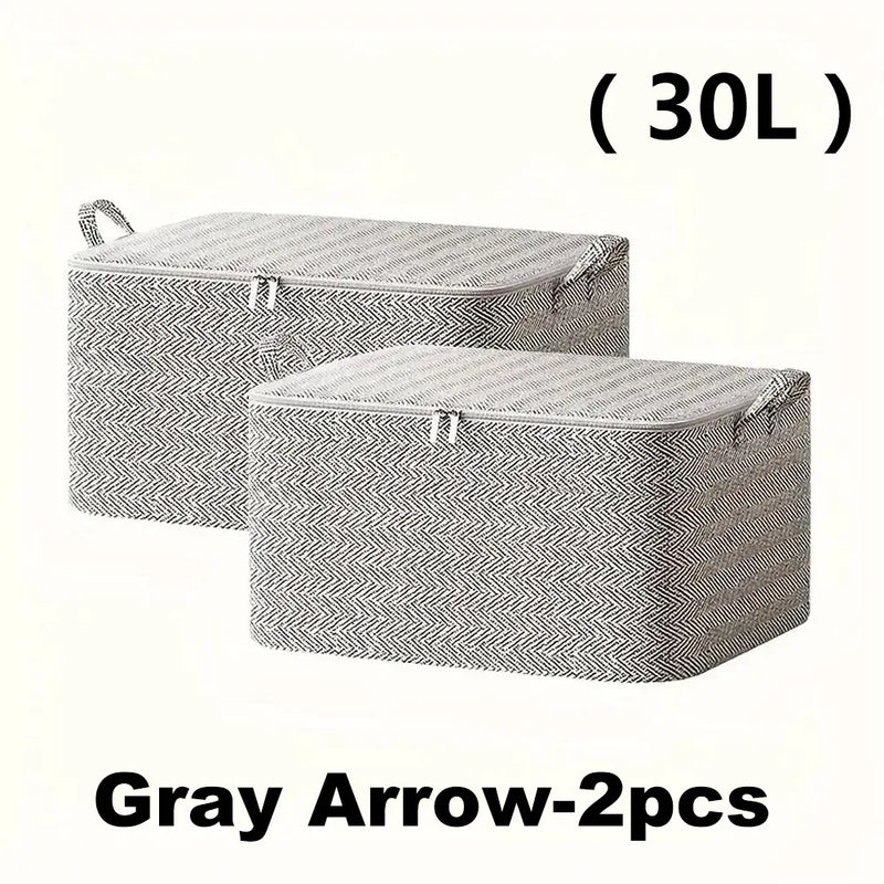 Non-Woven Clothing Storage Bags, Closet Wardrobe Organizer For Home And Travel, 1/2 Pcs for storing seasonal clothing, linens, and travel essentials