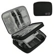 Waterproof EVA Cable Organizer Bag, Portable Electronics Travel Case For USB Chargers shown as a compact storage pouch for cables and tech accessories