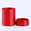 Mini Stainless Steel Airtight Storage Tin, Portable Travel Jar For Nuts Candy Tea, 4.5cm x 7cm shown as a compact polished metal container