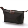 Waterproof Nylon Cosmetic Bag For Women, Cute Dumpling Shape, Zipper Makeup Travel Pouch in a lightweight portable travel size
