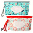Reusable Baby Wipe Case, Travel Tissue Holder, Wet Wipes Storage Pouch, EVA Mask Bag for diaper bags, purses, and travel