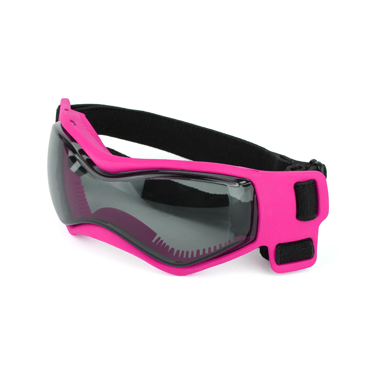 Dog UV Protection Goggles With Adjustable Straps, Curved Polycarbonate Lens For Small & Medium Dogs