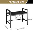 Expandable Microwave Shelf Organizer, 42-64cm Adjustable Rust-Resistant Countertop Rack with adjustable width for microwave storage