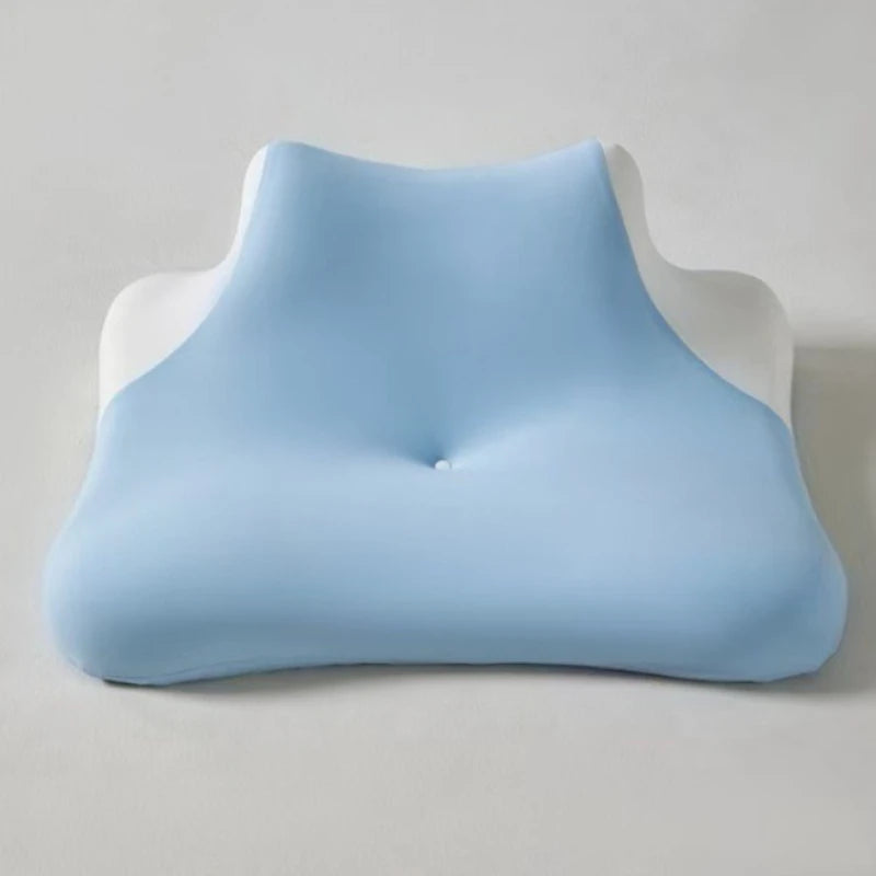 Multi-Functional Wedge Pillow For Sleeping, Reading, Phone Use, Cervical Support Headboard Cushion used as a supportive headboard pillow and backrest