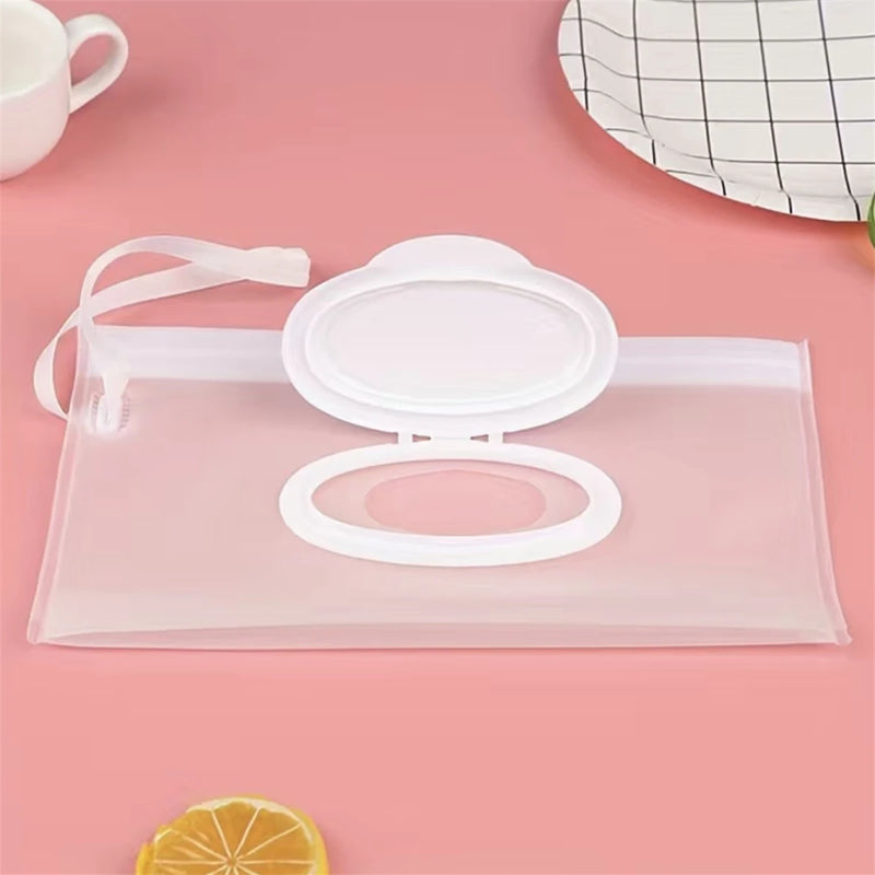 Reusable Baby Wipe Case, Travel Tissue Holder, Wet Wipes Storage Pouch, EVA Mask Bag made from durable EVA material