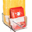 4/8Pcs Adjustable Refrigerator Storage Dividers, Plastic Fridge Separators For Bottles And Cans product set with reusable, easy-clean refrigerator organizers