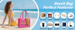 Unisex PVC Waterproof Tote Bag, Hollow-Out Beach Picnic Shopping Storage Basket for beach, shopping, picnic, and pool use