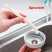 2-Piece Narrow Gap Cleaning Brush Set, Long Handle Baby Bottle And Kitchen Detail Brushes for cleaning bottle nipples, straws, lids, spouts, and narrow gaps