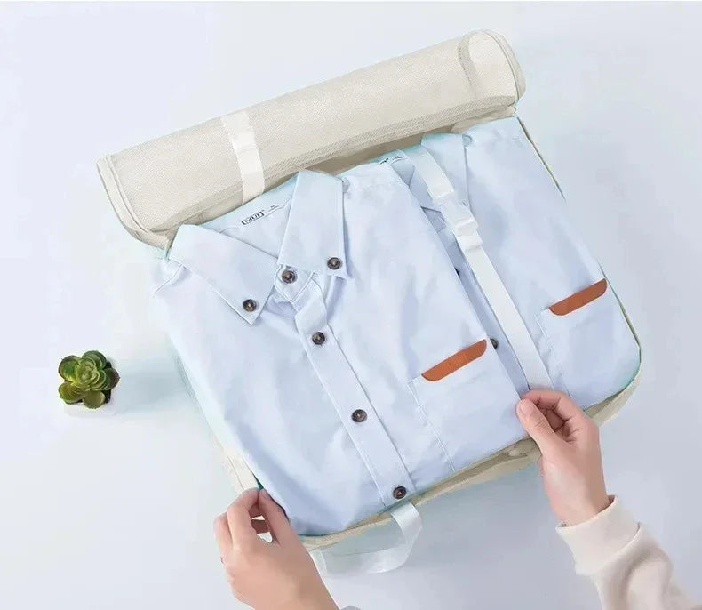 7/10-Piece Oxford Travel Organizer Set, Packing Cubes, Shoe Pouches, Foldable Luggage Bags for separating clothes and travel essentials