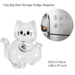 Pet Hair Memorial Keychain, Cat-Shaped Resin Storage Capsule For Cat And Dog Fur Keepsake suitable for carrying cat fur, dog fur, whiskers, or tiny mementos