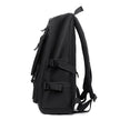 Large Capacity Nylon Backpack, 20-35L Unisex Travel School Work Bag, Lightweight in black