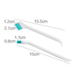 2-Piece Narrow Gap Cleaning Brush Set, Long Handle Baby Bottle And Kitchen Detail Brushes with fine nylon bristles