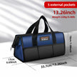 AIRAJ 14-Inch Tool Bag, Waterproof Oxford Cloth Electrician Organizer With 5 Pockets with reinforced waterproof base for jobsite tool storage