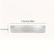 5g Ultra-Thin Loose Powder Compact With Mirror, Leak-Proof Travel Makeup Container With Elastic Net with built-in mirror