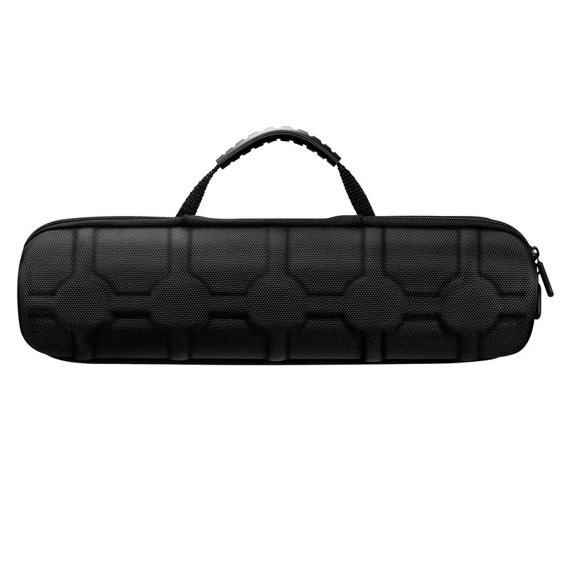 5-Slot Watch Travel Case With Velvet Pillow Inserts, Hard Shell Organizer For Smartwatches, Black with soft velvet pillows for scratch protection