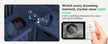 3.2-Inch Video Baby Monitor With Camera, Night Vision, 2-Way Audio, Temp, 2X Zoom & Lullabies displaying 2x zoom and baby room monitoring features