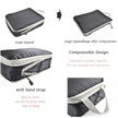 Foldable Compression Packing Cubes, Waterproof Oxford Travel Bags With Handles, Luggage Organizer for neatly sorting clothes and travel essentials