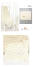 Soft Cotton Baby Blanket 90x70cm Newborn Knit Swaddle Wrap For Stroller Nursery in a versatile solid-color design