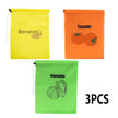 Reusable Yellow Banana Storage Bag, Drawstring Produce Keeper For Fruits & Vegetables for bananas and fresh produce