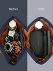 BANGE Electronics Organizer Bag, Waterproof Travel Case With USB Cable Storage For Gadgets made from durable Oxford fabric