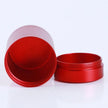 Mini Stainless Steel Airtight Storage Tin, Portable Travel Jar For Nuts Candy Tea, 4.5cm x 7cm shown with a compact polished metal design