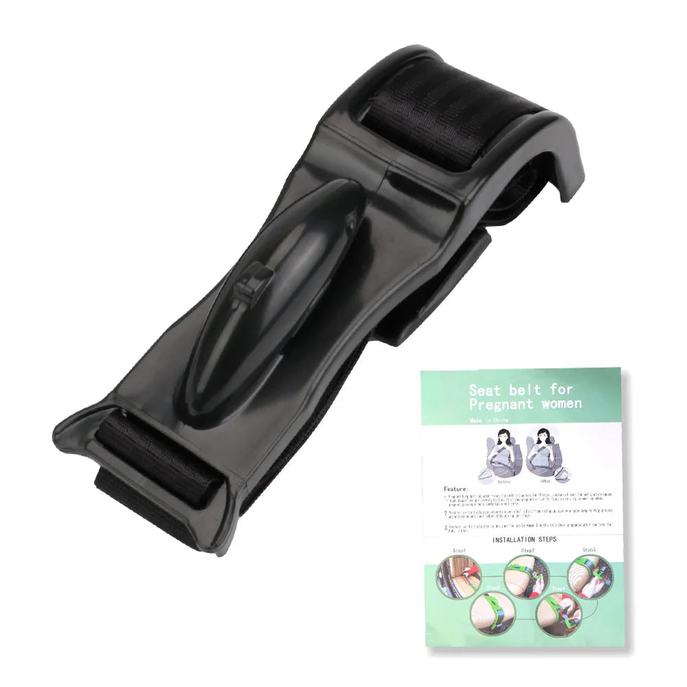 Pregnancy Car Seat Belt Adjuster, Maternity Bump Support, Comfortable Driving Accessory