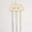 Solid Wood Cloud Ornament Jewelry Hairpin Bow Storage Holder, Rustic Decorative Organizer for jewelry and hair accessories