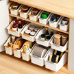 1/3pcs Multi-Functional Curved Storage Baskets, Space-Saving Plastic Organizer Boxes For Home in reusable lightweight plastic