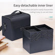 4-Tier Makeup Train Case, Portable Cosmetic Organizer, Adjustable Nail Storage Travel Bag with spacious compartments for cosmetics and beauty tools