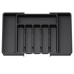 Expandable Kitchen Drawer Organizer, Adjustable 6-8 Compartment BPA-Free Utensil Tray with adjustable compartments for neat kitchen storage