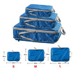 Foldable Compression Packing Cubes, Waterproof Oxford Travel Bags With Handles, Luggage Organizer available as a single bag or 3-piece travel set