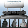 Car Headrest Pillow, Thick Memory Foam Neck Support, 180° Adjustable, Foldable Travel Cushion shown installed on a vehicle seat for comfortable neck and shoulder support