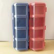 1Pc/2Pcs Multi-Compartment Plastic Organizer Box For Screws, Jewelry, Beads And Small Parts plastic storage case for small parts