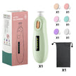 Electric Baby Nail Trimmer Kit With LED Light, Safe File For Newborns, Infants & Adults with filing options for the whole family