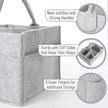 Children's Felt Diaper Storage Bag Baby Miscellaneous Toys Diapers Large Capacity Felt Diaper Bag made from durable polyester felt material