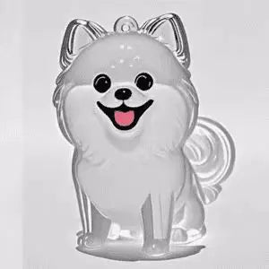 Pet Hair Memorial Keychain, Cat-Shaped Resin Storage Capsule For Cat And Dog Fur Keepsake available in cute cat styles
