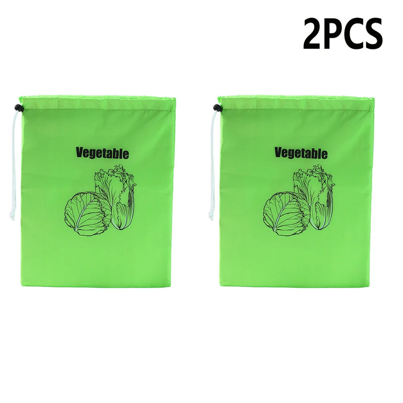 Reusable Yellow Banana Storage Bag, Drawstring Produce Keeper For Fruits & Vegetables measuring approximately 29 x 35 cm
