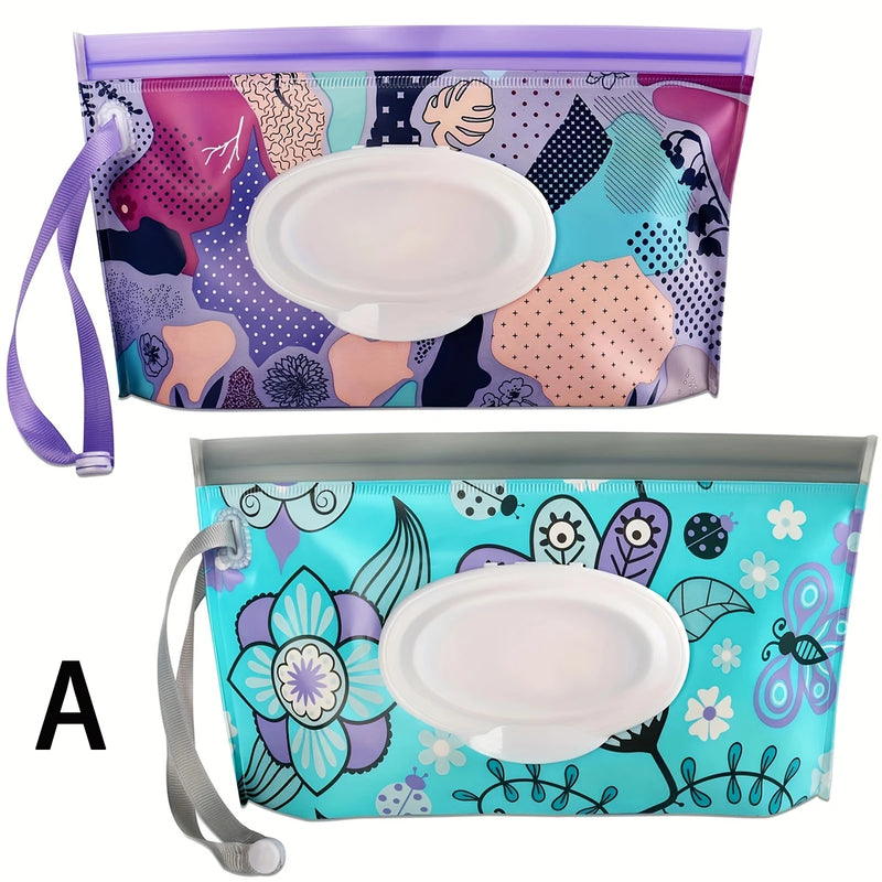 Reusable Baby Wipe Case, Travel Tissue Holder, Wet Wipes Storage Pouch, EVA Mask Bag made from lightweight EVA material