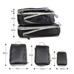 Foldable Compression Packing Cubes, Waterproof Oxford Travel Bags With Handles, Luggage Organizer available as a practical travel packing set