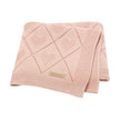 Soft Cotton Baby Blanket 90x70cm Newborn Knit Swaddle Wrap For Stroller Nursery in a cozy solid-color design
