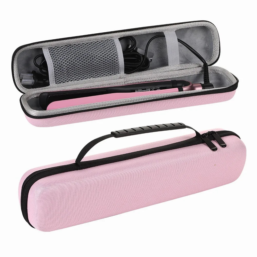 Portable Hair Tool Travel Case With Zipper, Storage Bag For Straighteners, Curling Irons & Rollers