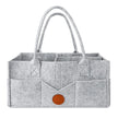 Children's Felt Diaper Storage Bag Baby Miscellaneous Toys Diapers Large Capacity Felt Diaper Bag in a spacious felt organizer design
