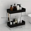2/3-Tier Kitchen Spice Rack, Countertop Seasoning Organizer With Hooks, Plastic Storage with tiered shelves for spices, sauces, tea, and coffee supplies
