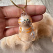 Pet Hair Memorial Keychain, Cat-Shaped Resin Storage Capsule For Cat And Dog Fur Keepsake available in adorable cat styles